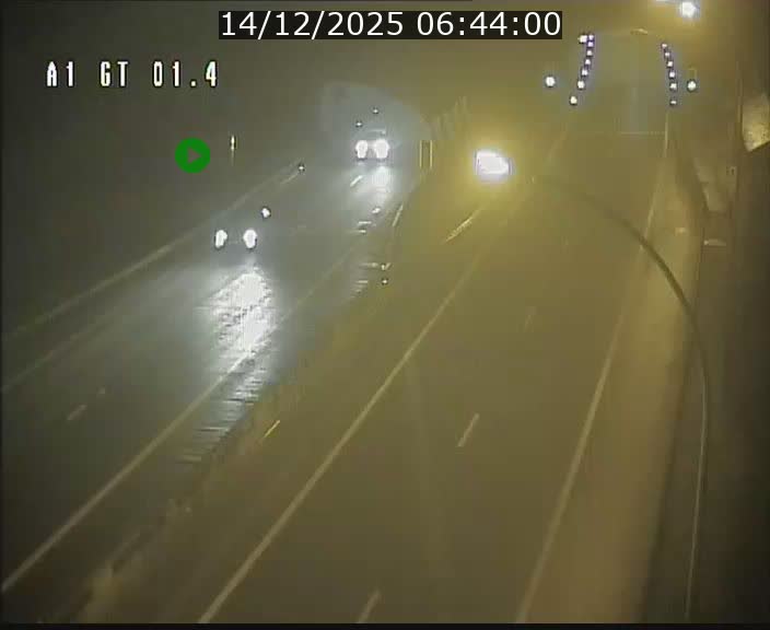 Traffic live webcam Luxembourg Hesperange - A1 direction Kirchberg - BK 1.4