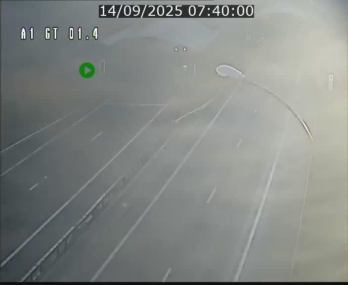 <h2>Traffic live webcam Luxembourg Hesperange - A1 direction Kirchberg - BK 1.4</h2>