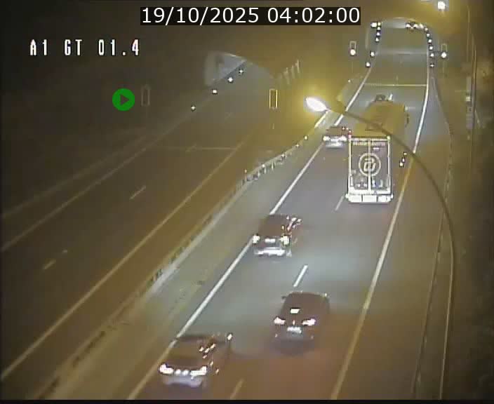 <h2>Traffic live webcam Luxembourg Hesperange - A1 direction Kirchberg - BK 1.4</h2>