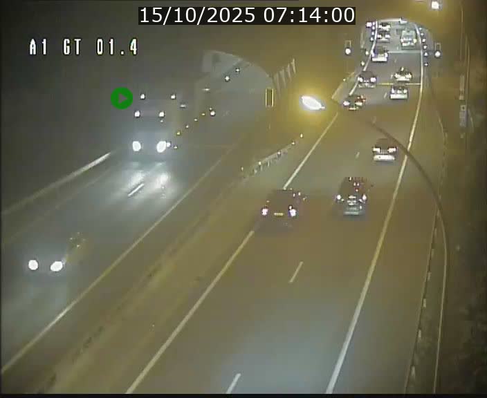 <h2>Traffic live webcam Luxembourg Hesperange - A1 direction Kirchberg - BK 1.4</h2>