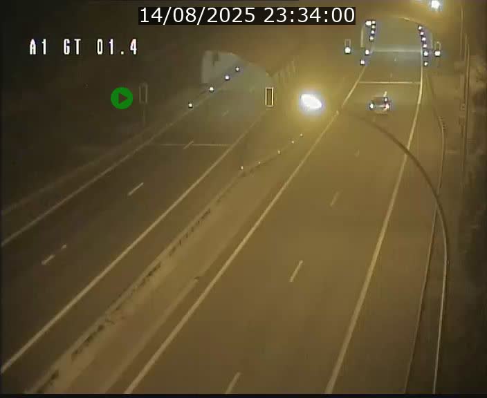 <h2>Traffic live webcam Luxembourg Hesperange - A1 direction Kirchberg - BK 1.4</h2>