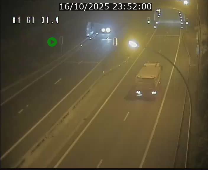 <h2>Traffic live webcam Luxembourg Hesperange - A1 direction Kirchberg - BK 1.4</h2>