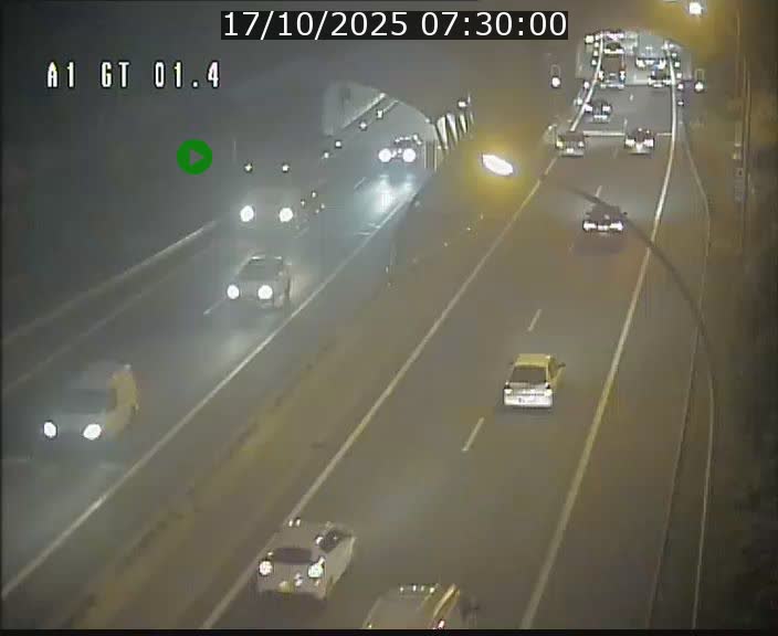 <h2>Traffic live webcam Luxembourg Hesperange - A1 direction Kirchberg - BK 1.4</h2>