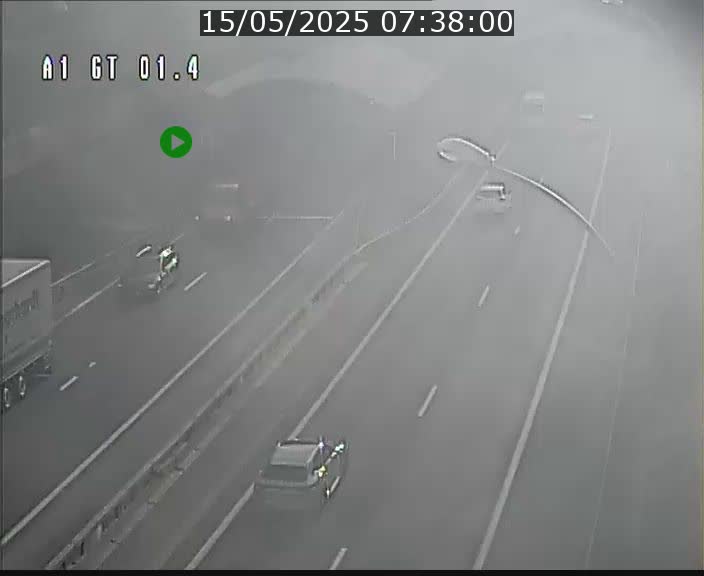 <h2>Traffic live webcam Luxembourg Hesperange - A1 direction Kirchberg - BK 1.4</h2>