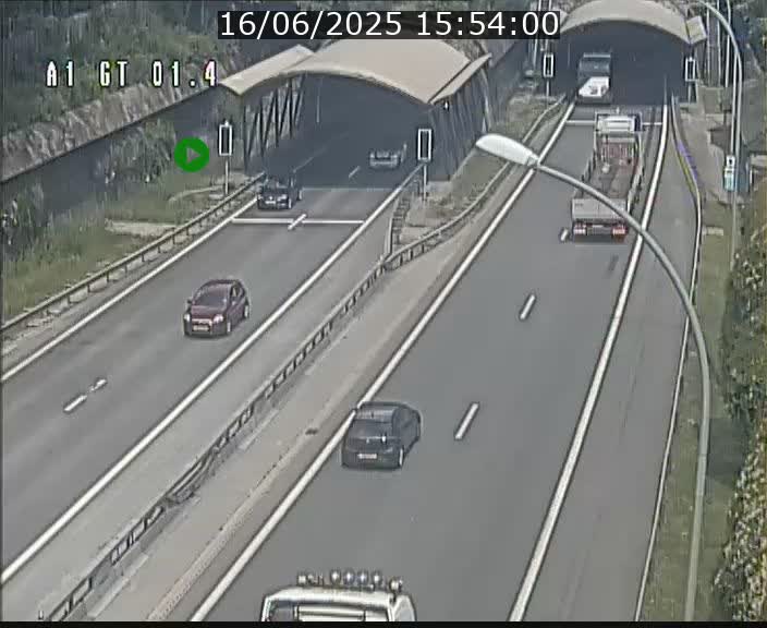 Traffic live webcam Luxembourg Hesperange - A1 direction Kirchberg - BK 1.4