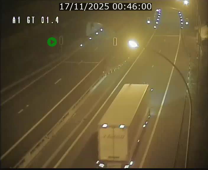 Traffic live webcam Luxembourg Hesperange - A1 direction Kirchberg - BK 1.4