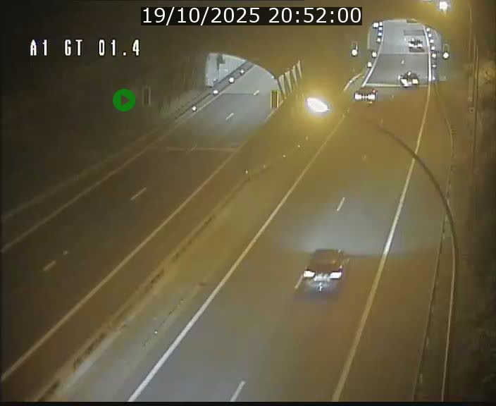 Traffic live webcam Luxembourg Hesperange - A1 direction Kirchberg - BK 1.4