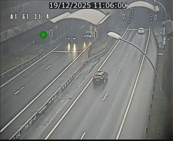 Traffic live webcam Luxembourg Hesperange - A1 direction Kirchberg - BK 1.4