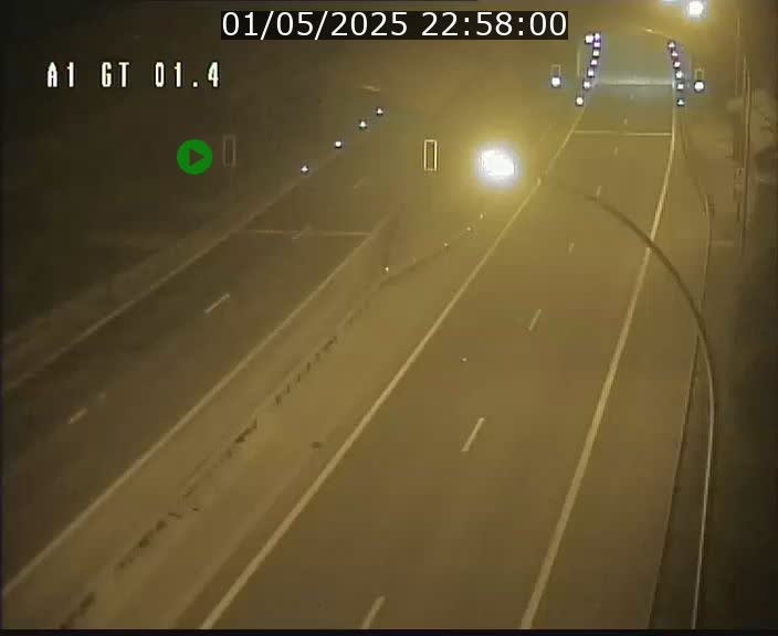 Traffic live webcam Luxembourg Hesperange - A1 direction Kirchberg - BK 1.4