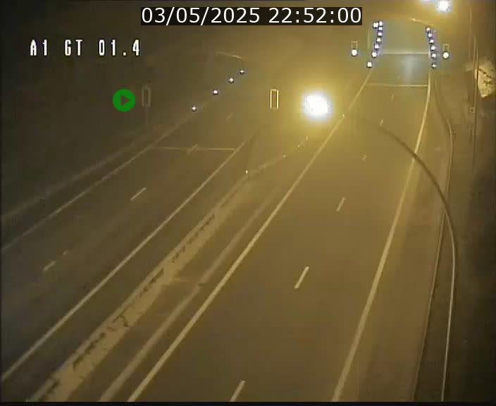 Traffic live webcam Luxembourg Hesperange - A1 direction Kirchberg - BK 1.4