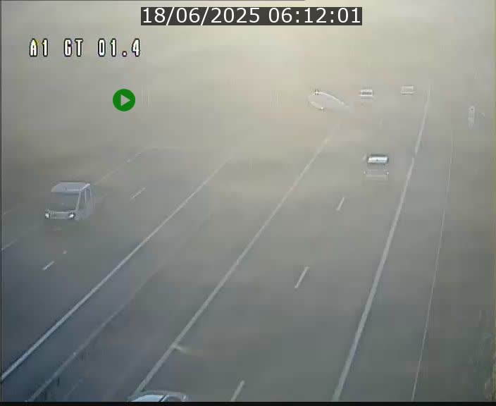 Traffic live webcam Luxembourg Hesperange - A1 direction Kirchberg - BK 1.4
