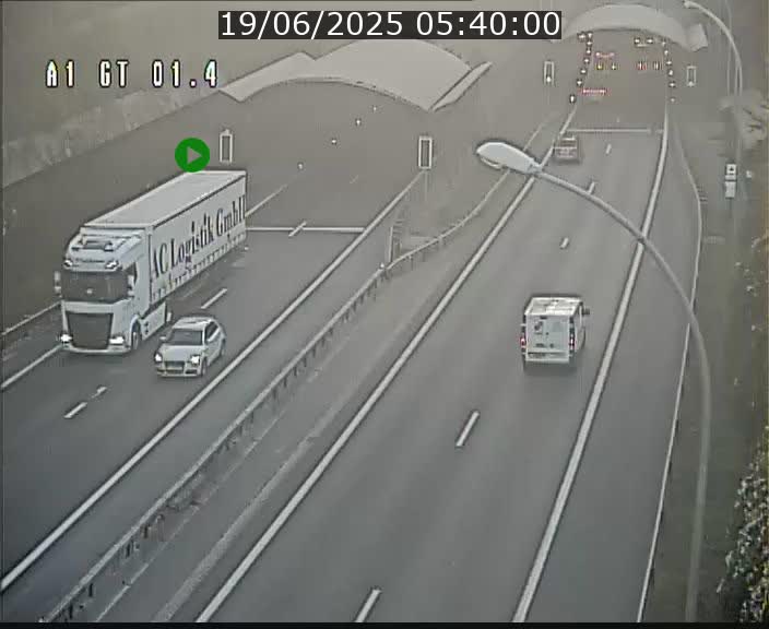 Traffic live webcam Luxembourg Hesperange - A1 direction Kirchberg - BK 1.4