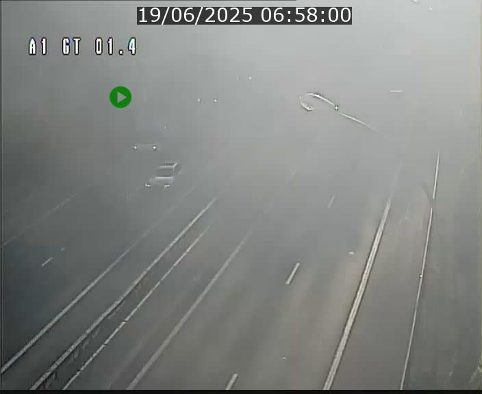 Traffic live webcam Luxembourg Hesperange - A1 direction Kirchberg - BK 1.4