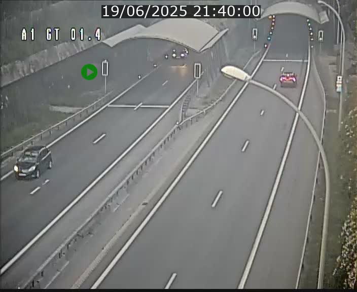Traffic live webcam Luxembourg Hesperange - A1 direction Kirchberg - BK 1.4
