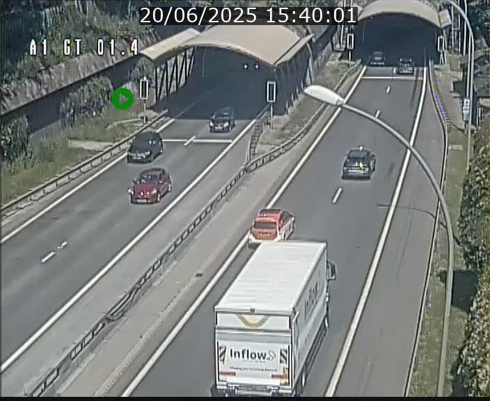 Traffic live webcam Luxembourg Hesperange - A1 direction Kirchberg - BK 1.4