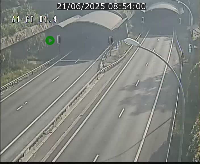 Traffic live webcam Luxembourg Hesperange - A1 direction Kirchberg - BK 1.4