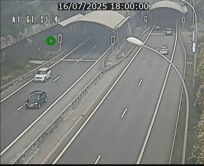 Traffic live webcam Luxembourg Hesperange - A1 direction Kirchberg - BK 1.4