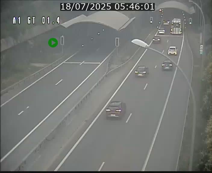 Traffic live webcam Luxembourg Hesperange - A1 direction Kirchberg - BK 1.4