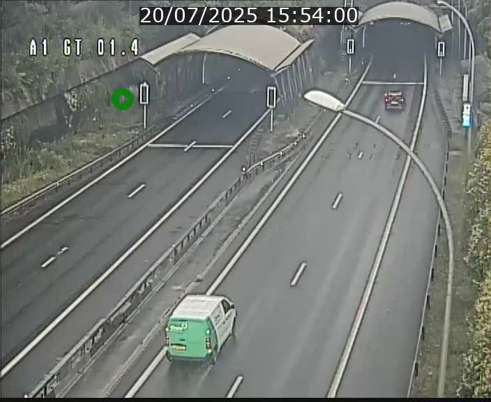 Traffic live webcam Luxembourg Hesperange - A1 direction Kirchberg - BK 1.4