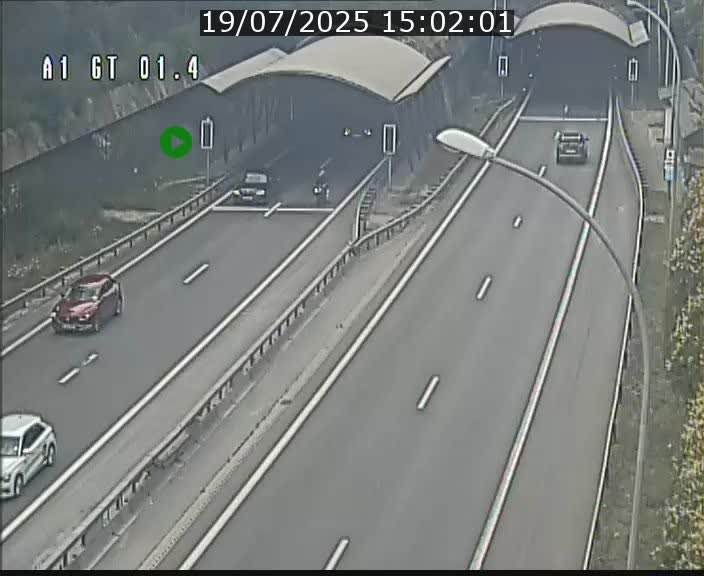 Traffic live webcam Luxembourg Hesperange - A1 direction Kirchberg - BK 1.4