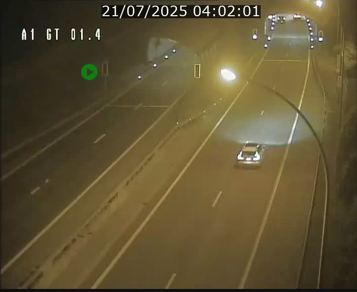 Traffic live webcam Luxembourg Hesperange - A1 direction Kirchberg - BK 1.4