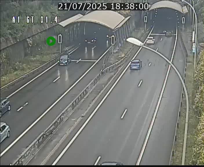 Traffic live webcam Luxembourg Hesperange - A1 direction Kirchberg - BK 1.4
