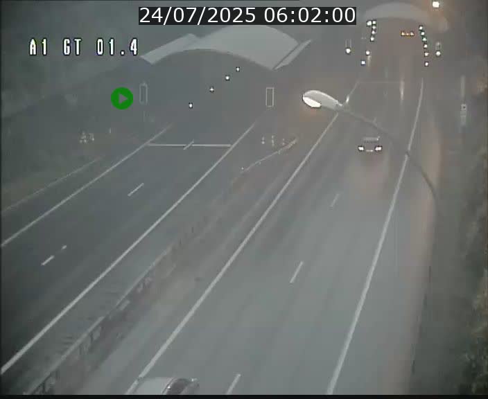 Traffic live webcam Luxembourg Hesperange - A1 direction Kirchberg - BK 1.4