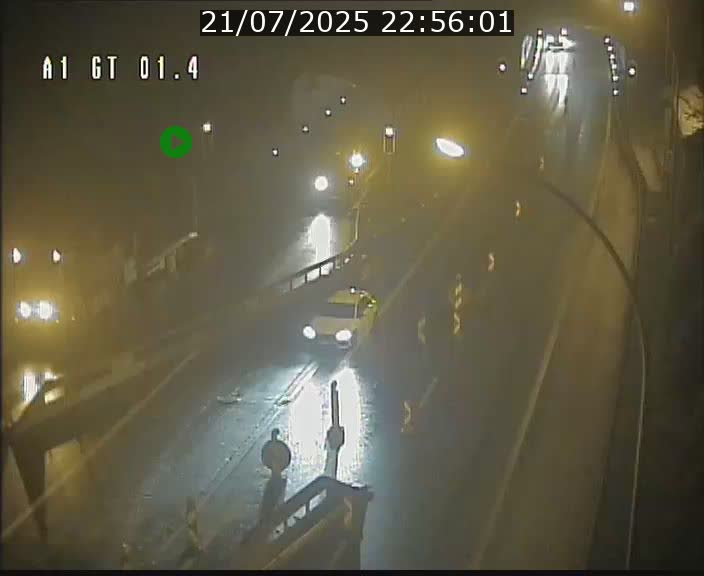 Traffic live webcam Luxembourg Hesperange - A1 direction Kirchberg - BK 1.4