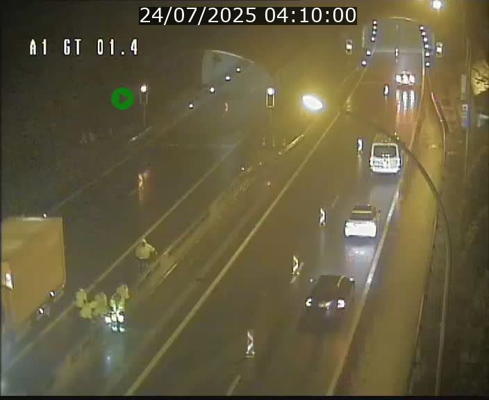 Traffic live webcam Luxembourg Hesperange - A1 direction Kirchberg - BK 1.4
