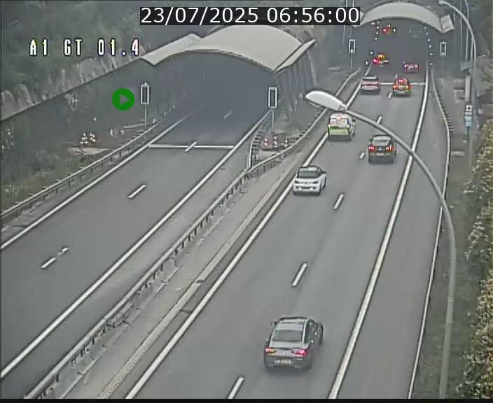 Traffic live webcam Luxembourg Hesperange - A1 direction Kirchberg - BK 1.4