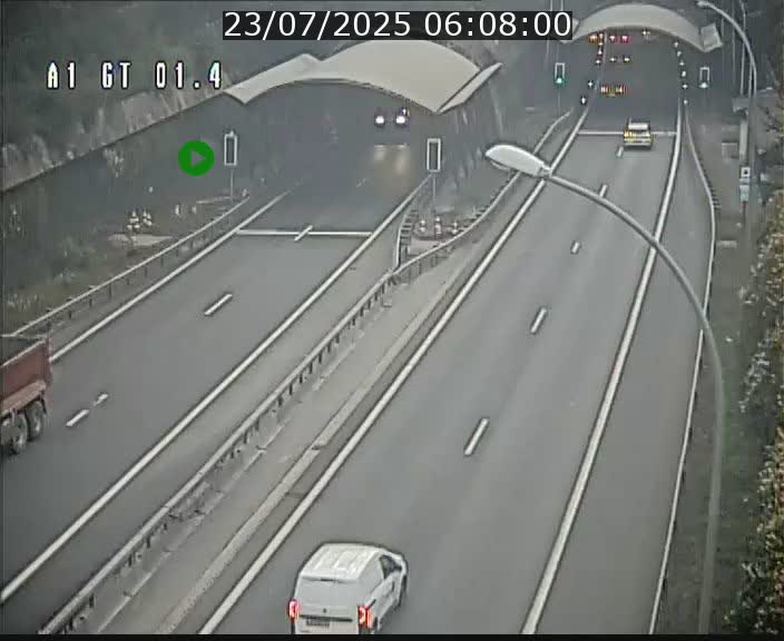 Traffic live webcam Luxembourg Hesperange - A1 direction Kirchberg - BK 1.4