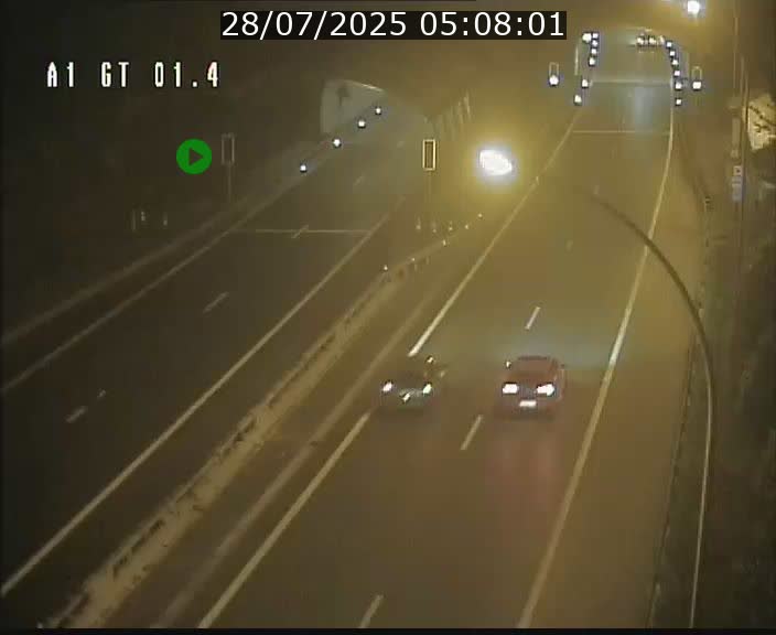 Traffic live webcam Luxembourg Hesperange - A1 direction Kirchberg - BK 1.4