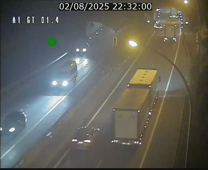 Traffic live webcam Luxembourg Hesperange - A1 direction Kirchberg - BK 1.4