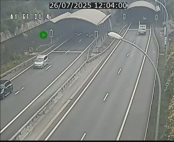 Traffic live webcam Luxembourg Hesperange - A1 direction Kirchberg - BK 1.4