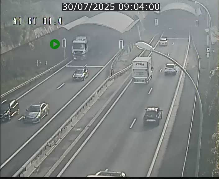 Traffic live webcam Luxembourg Hesperange - A1 direction Kirchberg - BK 1.4