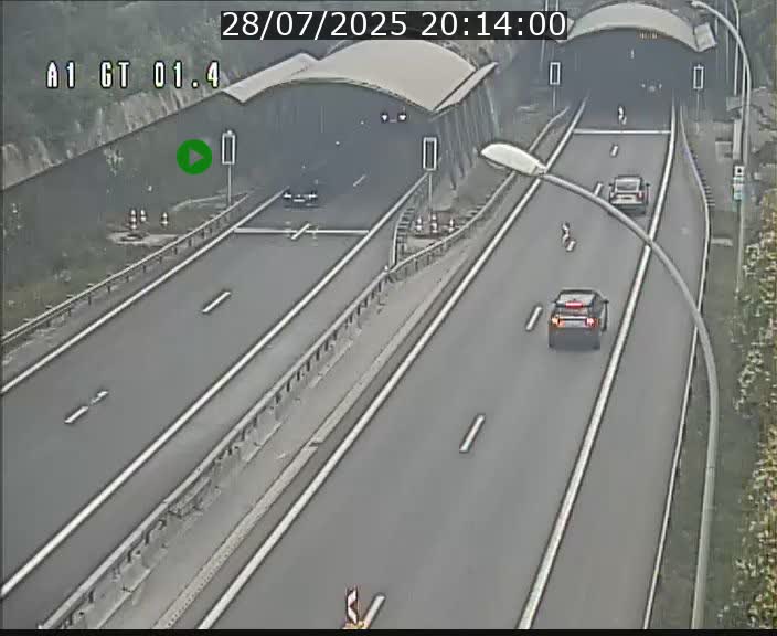 Traffic live webcam Luxembourg Hesperange - A1 direction Kirchberg - BK 1.4