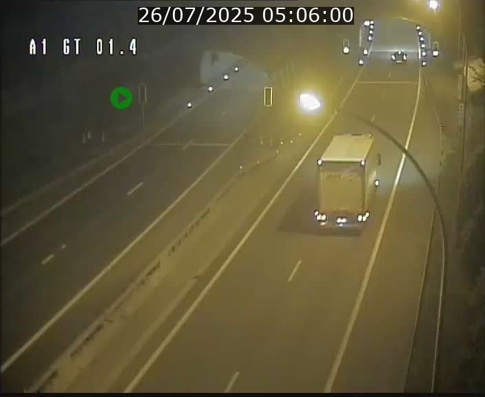 Traffic live webcam Luxembourg Hesperange - A1 direction Kirchberg - BK 1.4