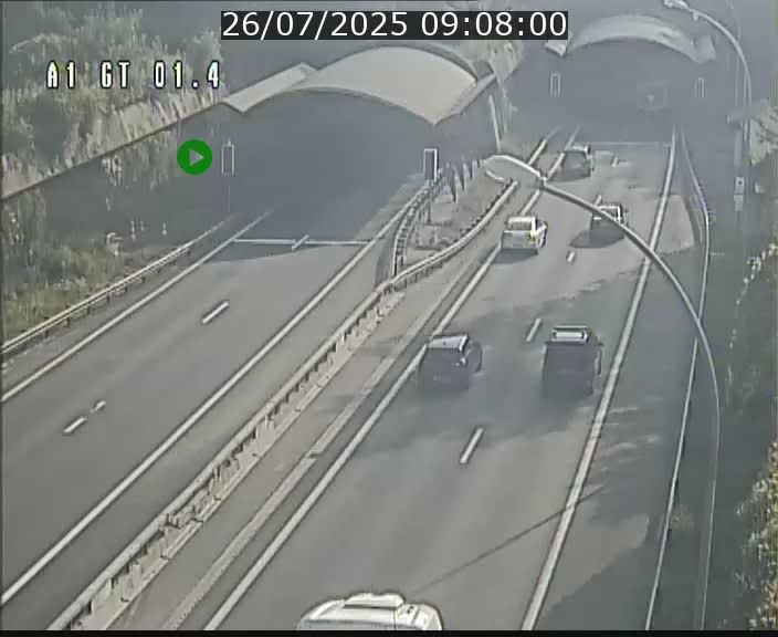 Traffic live webcam Luxembourg Hesperange - A1 direction Kirchberg - BK 1.4