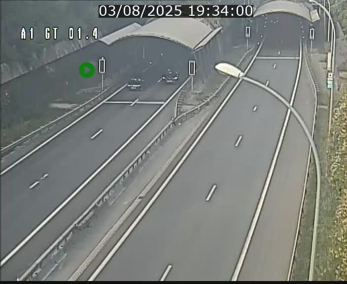 Traffic live webcam Luxembourg Hesperange - A1 direction Kirchberg - BK 1.4