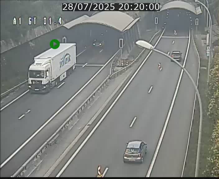Traffic live webcam Luxembourg Hesperange - A1 direction Kirchberg - BK 1.4