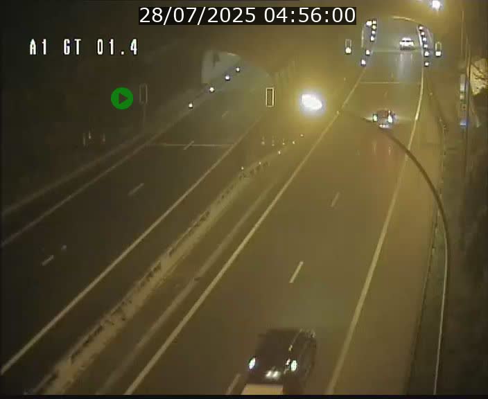 Traffic live webcam Luxembourg Hesperange - A1 direction Kirchberg - BK 1.4