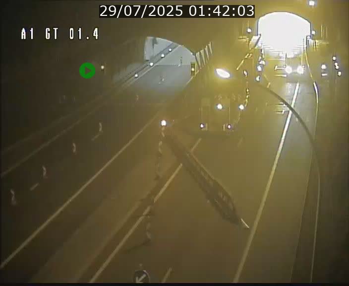 Traffic live webcam Luxembourg Hesperange - A1 direction Kirchberg - BK 1.4