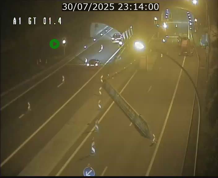 Traffic live webcam Luxembourg Hesperange - A1 direction Kirchberg - BK 1.4