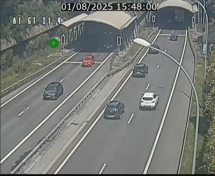 Traffic live webcam Luxembourg Hesperange - A1 direction Kirchberg - BK 1.4