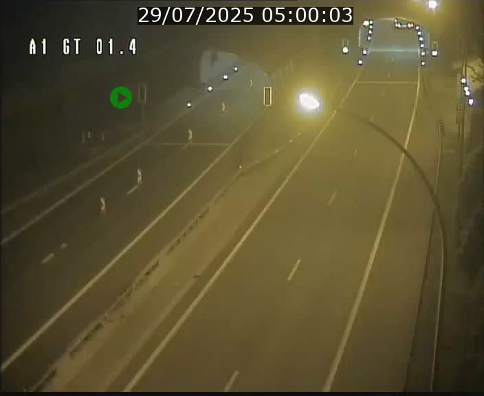 Traffic live webcam Luxembourg Hesperange - A1 direction Kirchberg - BK 1.4