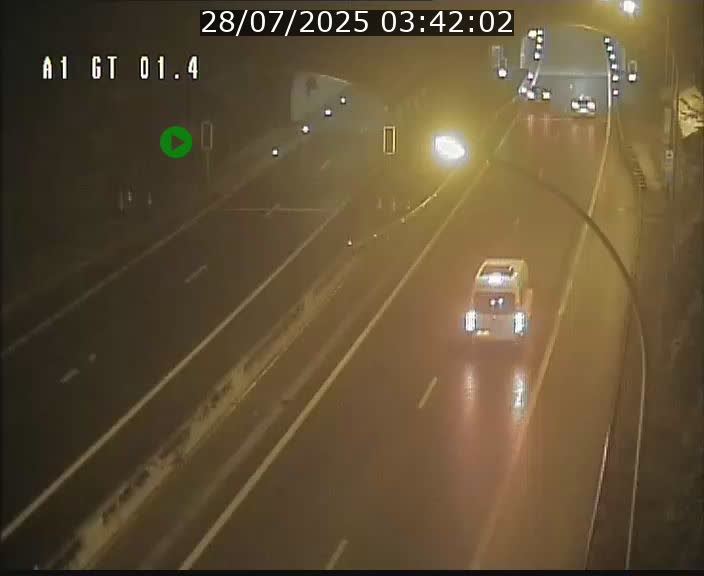 Traffic live webcam Luxembourg Hesperange - A1 direction Kirchberg - BK 1.4