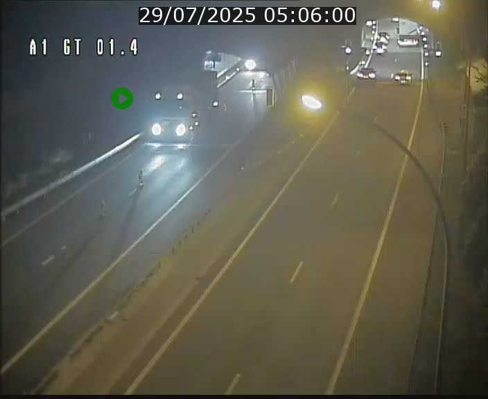 Traffic live webcam Luxembourg Hesperange - A1 direction Kirchberg - BK 1.4