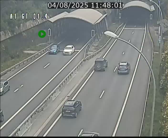 Traffic live webcam Luxembourg Hesperange - A1 direction Kirchberg - BK 1.4