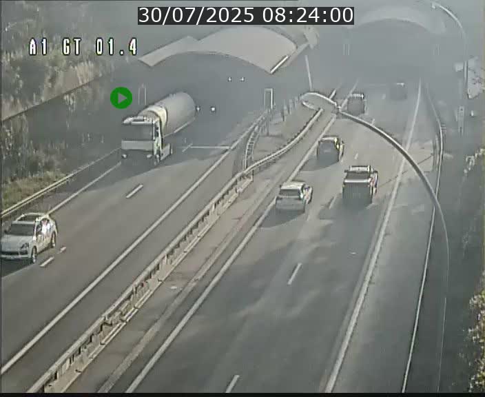 Traffic live webcam Luxembourg Hesperange - A1 direction Kirchberg - BK 1.4