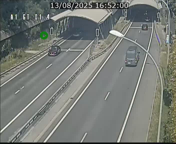 Traffic live webcam Luxembourg Hesperange - A1 direction Kirchberg - BK 1.4